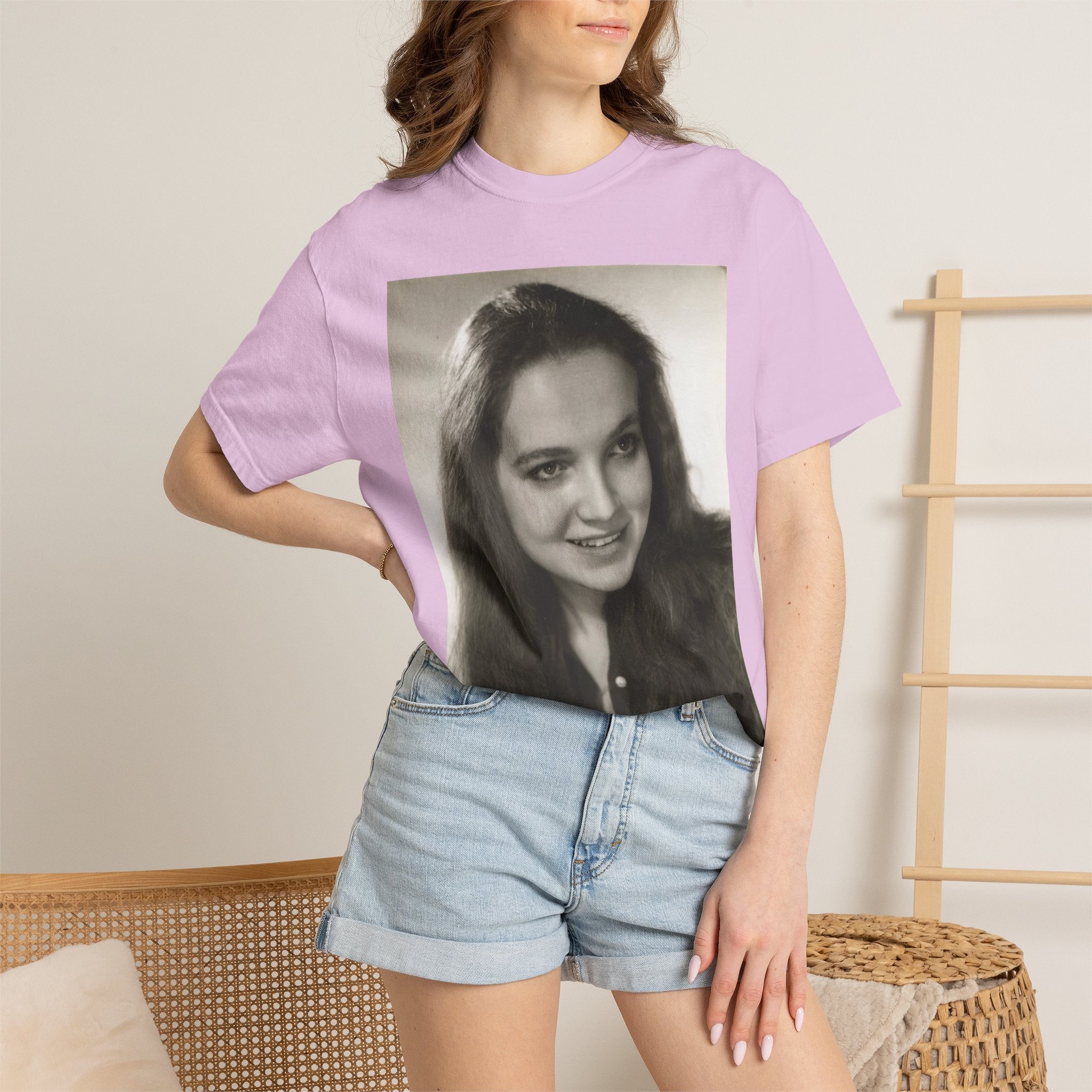 Custom Vintage Portrait Photo T‑Shirt
