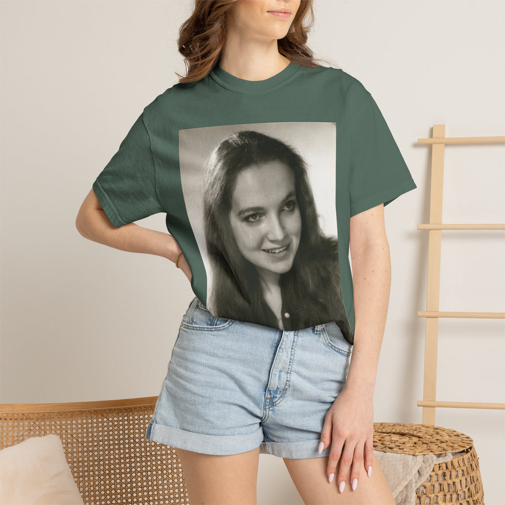 Custom Vintage Portrait Photo T‑Shirt