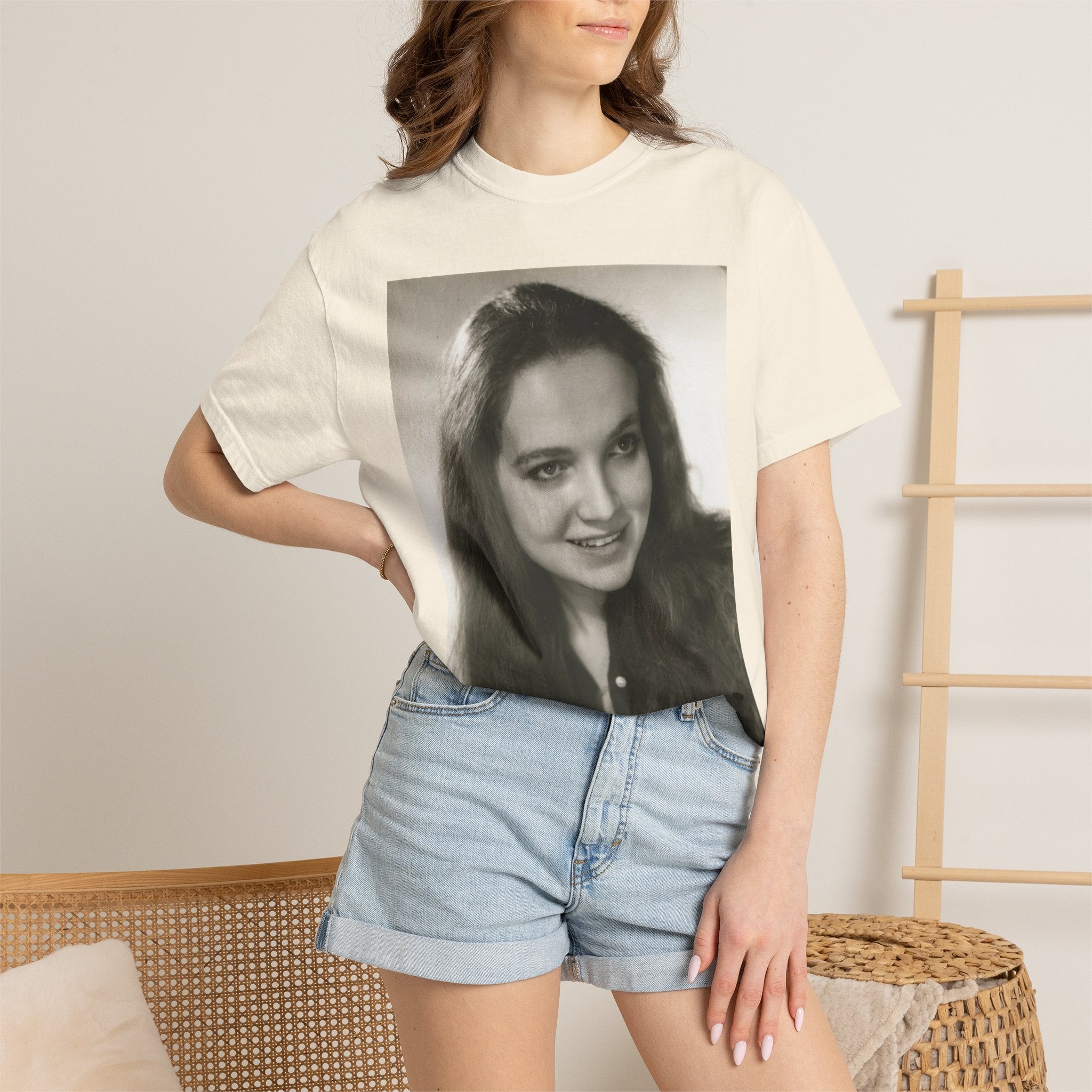 Custom Vintage Portrait Photo T‑Shirt